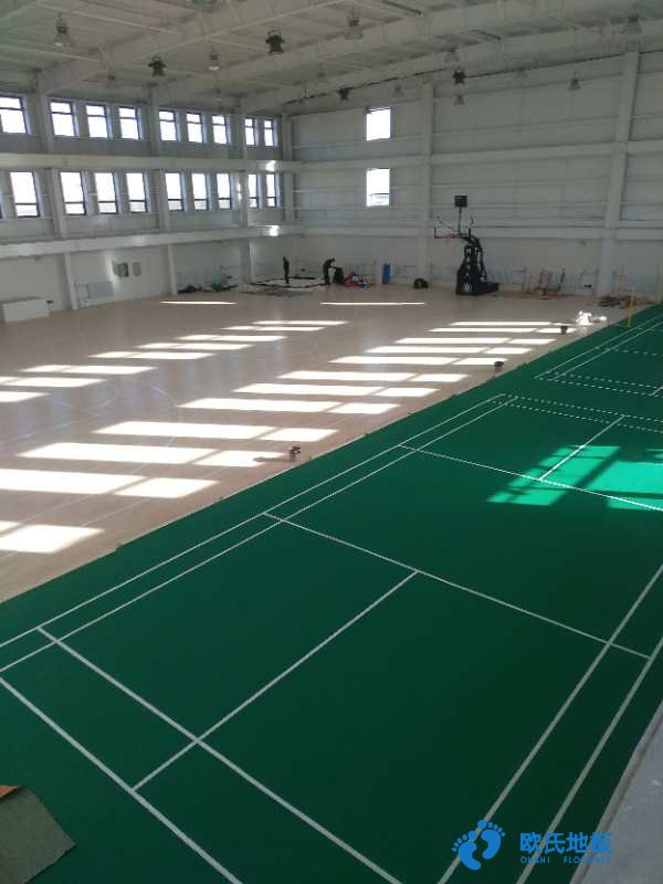 集成運動木地板，現代場館體育設施